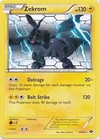 Zekrom - 50/99 (Next Destinies) (050/099), Deck Exclusives — Pokémon card price