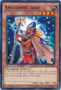 Amazoness Sage (YS14-ENA06), Super Starter: Space-Time Showdown Power-Up Pack — Yu-Gi-Oh! card price
