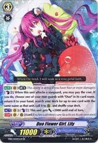 Duo Flower Girl, Lily (Black) (EB10/004EN-B), EB10 - Divas Duet — Vanguard card price