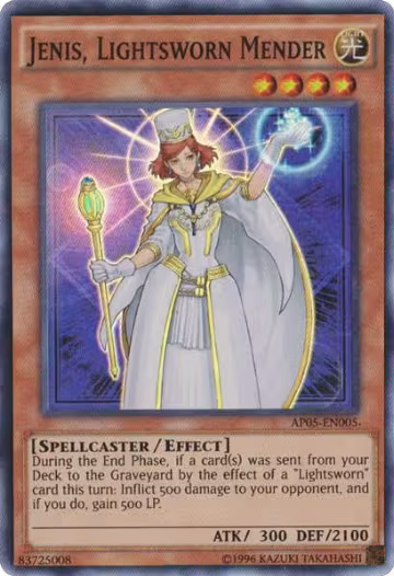 Jenis, Lightsworn Mender (AP05-EN005), Astral Pack 5 — Yu-Gi-Oh! card price
