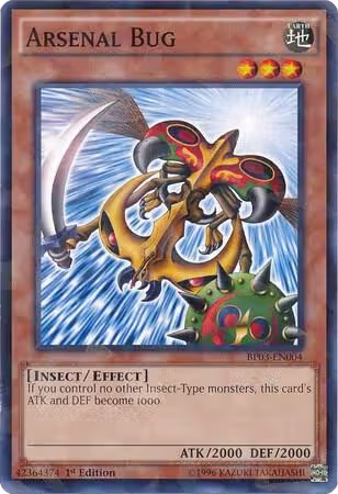 Arsenal Bug (Shatterfoil) (BP03-EN004), Battle Pack 3: Monster League — Yu-Gi-Oh! card price