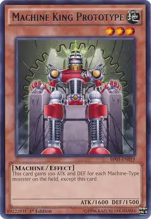 Machine King Prototype (BP03-EN019), Battle Pack 3: Monster League — Yu-Gi-Oh! card price