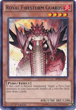 Royal Firestorm Guards (BP03-EN034), Battle Pack 3: Monster League — Yu-Gi-Oh! card price