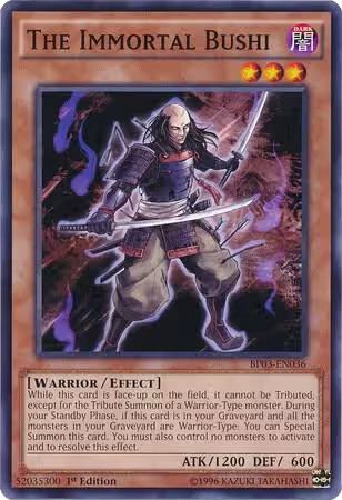 The Immortal Bushi (BP03-EN036), Battle Pack 3: Monster League — Yu-Gi-Oh! card price