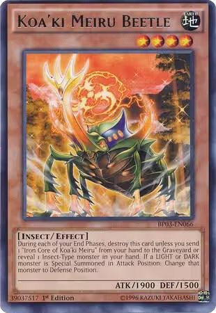 Koa'ki Meiru Beetle (BP03-EN066), Battle Pack 3: Monster League — Yu-Gi-Oh! card price