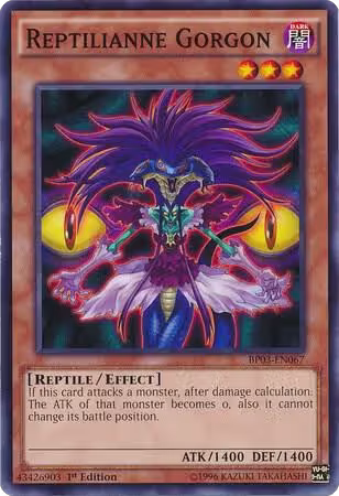 Reptilianne Gorgon (BP03-EN067), Battle Pack 3: Monster League — Yu-Gi-Oh! card price