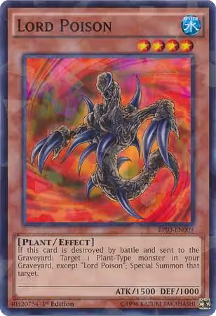 Lord Poison (Shatterfoil) (BP03-EN009), Battle Pack 3: Monster League — Yu-Gi-Oh! card price