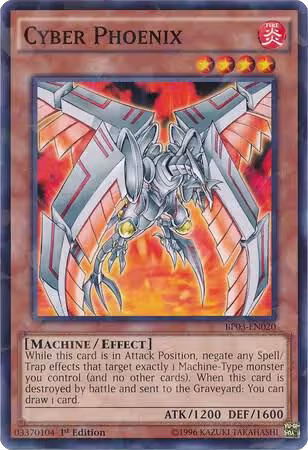 Cyber Phoenix (Shatterfoil) (BP03-EN020), Battle Pack 3: Monster League — Yu-Gi-Oh! card price