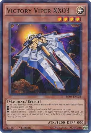 Victory Viper XX03 (Shatterfoil) (BP03-EN021), Battle Pack 3: Monster League — Yu-Gi-Oh! card price