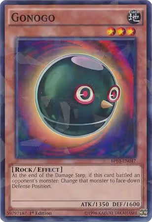 Gonogo (Shatterfoil) (BP03-EN047), Battle Pack 3: Monster League — Yu-Gi-Oh! card price