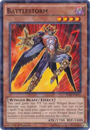 Battlestorm (Shatterfoil) (BP03-EN055), Battle Pack 3: Monster League — Yu-Gi-Oh! card price