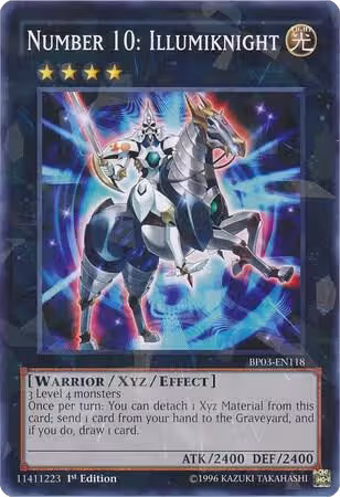 Number 10: Illumiknight (Shatterfoil) (BP03-EN118), Battle Pack 3: Monster League — Yu-Gi-Oh! card price