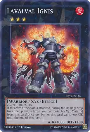 Lavalval Ignis (Shatterfoil) (BP03-EN120), Battle Pack 3: Monster League — Yu-Gi-Oh! card price