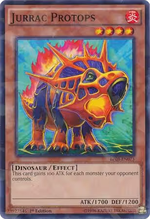 Jurrac Protops (Shatterfoil) (BP03-EN073), Battle Pack 3: Monster League — Yu-Gi-Oh! card price