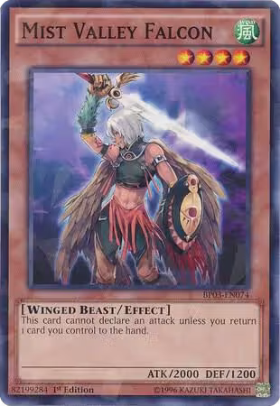 Mist Valley Falcon (Shatterfoil) (BP03-EN074), Battle Pack 3: Monster League — Yu-Gi-Oh! card price