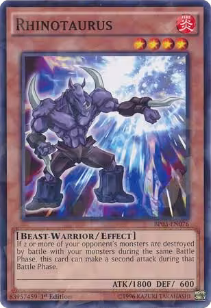 Rhinotaurus (Shatterfoil) (BP03-EN076), Battle Pack 3: Monster League — Yu-Gi-Oh! card price