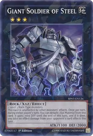 Giant Soldier of Steel (Shatterfoil) (BP03-EN126), Battle Pack 3: Monster League — Yu-Gi-Oh! card price