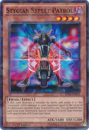 Stygian Street Patrol (Shatterfoil) (BP03-EN078), Battle Pack 3: Monster League — Yu-Gi-Oh! card price