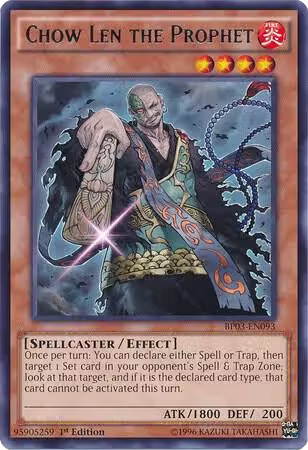 Chow Len the Prophet (BP03-EN093), Battle Pack 3: Monster League — Yu-Gi-Oh! card price