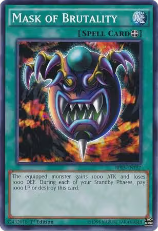 Mask of Brutality (BP03-EN137), Battle Pack 3: Monster League — Yu-Gi-Oh! card price