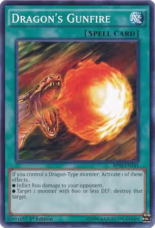 Dragon's Gunfire (BP03-EN141), Battle Pack 3: Monster League — Yu-Gi-Oh! card price