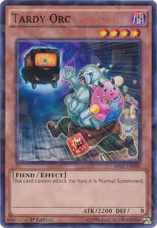 Tardy Orc (Shatterfoil) (BP03-EN096), Battle Pack 3: Monster League — Yu-Gi-Oh! card price