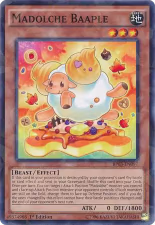 Madolche Baaple (Shatterfoil) (BP03-EN097), Battle Pack 3: Monster League — Yu-Gi-Oh! card price