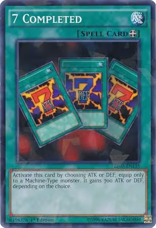 7 Completed (Shatterfoil) (BP03-EN135), Battle Pack 3: Monster League — Yu-Gi-Oh! card price