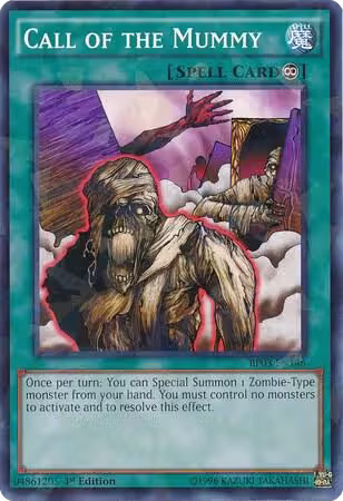 Call of the Mummy (Shatterfoil) (BP03-EN146), Battle Pack 3: Monster League — Yu-Gi-Oh! card price