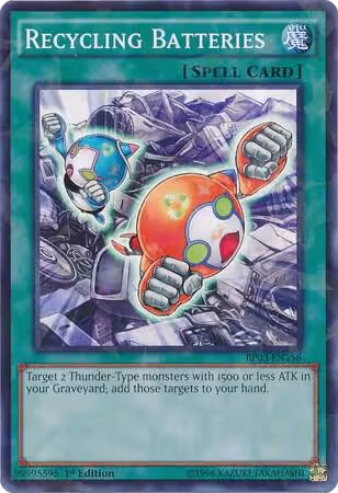 Recycling Batteries (Shatterfoil) (BP03-EN158), Battle Pack 3: Monster League — Yu-Gi-Oh! card price