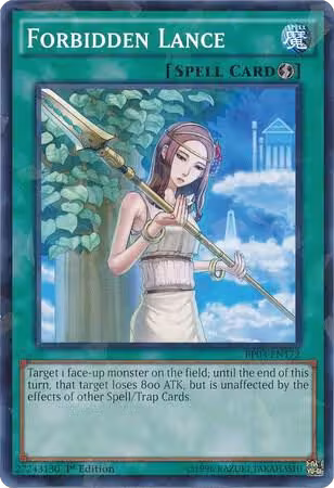 Forbidden Lance (Shatterfoil) (BP03-EN172), Battle Pack 3: Monster League — Yu-Gi-Oh! card price
