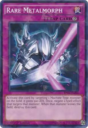 Rare Metalmorph (Shatterfoil) (BP03-EN200), Battle Pack 3: Monster League — Yu-Gi-Oh! card price