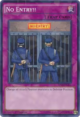 No Entry!! (Shatterfoil) (BP03-EN204), Battle Pack 3: Monster League — Yu-Gi-Oh! card price