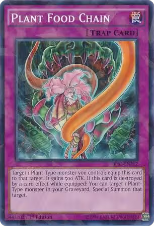 Plant Food Chain (Shatterfoil) (BP03-EN212), Battle Pack 3: Monster League — Yu-Gi-Oh! card price