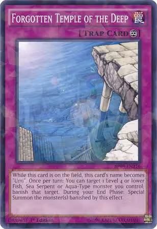 Forgotten Temple of the Deep (Shatterfoil) (BP03-EN216), Battle Pack 3: Monster League — Yu-Gi-Oh! card price