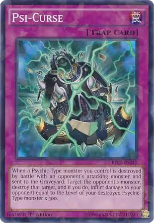 Psi-Curse (Shatterfoil) (BP03-EN217), Battle Pack 3: Monster League — Yu-Gi-Oh! card price