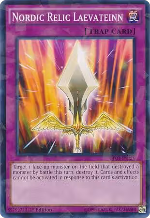 Nordic Relic Laevateinn (Shatterfoil) (BP03-EN221), Battle Pack 3: Monster League — Yu-Gi-Oh! card price