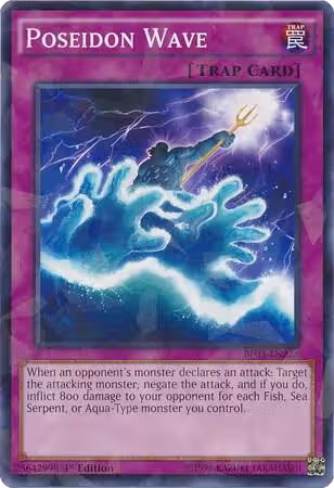 Poseidon Wave (Shatterfoil) (BP03-EN223), Battle Pack 3: Monster League — Yu-Gi-Oh! card price