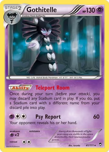 Gothitelle (41/111), XY - Furious Fists — Pokémon card price
