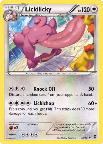 Lickilicky (79/111), XY - Furious Fists — Pokémon card price