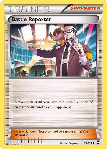 Battle Reporter (88/111), XY - Furious Fists — Pokémon card price