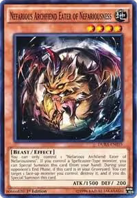 Nefarious Archfiend Eater of Nefariousness (DUEA-EN035), Duelist Alliance — Yu-Gi-Oh! card price