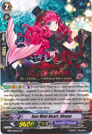 Duo Mini Heart, Rhone (Black) (SP) (EB10/S05EN-B), EB10 - Divas Duet — Vanguard card price