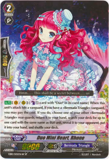 Duo Mini Heart, Rhone (White) (SP) (EB10/S05EN-W), EB10 - Divas Duet — Vanguard card price