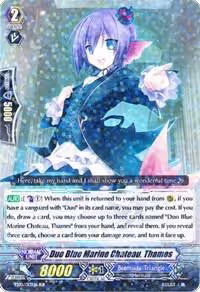 Duo Blue Marine Chateau, Thames (Black) (EB10/013EN-B), EB10 - Divas Duet — Vanguard card price