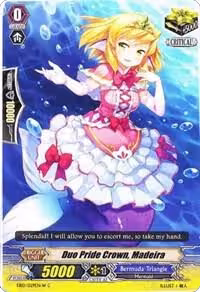 Duo Pride Crown, Madeira (White) (EB10/029EN-W), EB10 - Divas Duet — Vanguard card price
