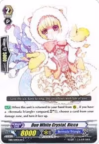 Duo White Crystal, Ricca (White) (EB10/019EN-W), EB10 - Divas Duet — Vanguard card price