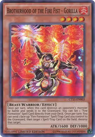 Brotherhood of the Fire Fist - Gorilla (CT11-EN003) — card price