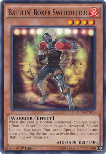Battlin' Boxer Switchitter (MP14-EN005), 2014 Mega-Tins Mega Pack — Yu-Gi-Oh! card price