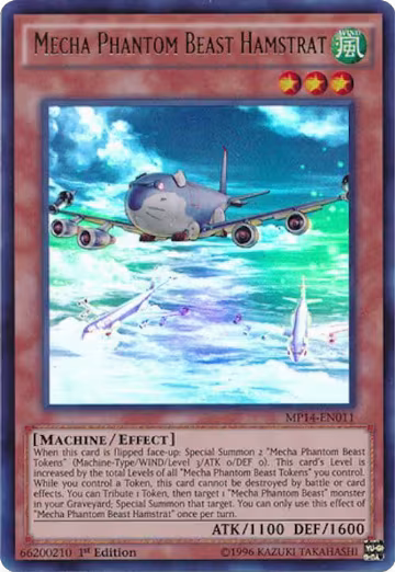 Mecha Phantom Beast Hamstrat (MP14-EN011), 2014 Mega-Tins Mega Pack — Yu-Gi-Oh! card price